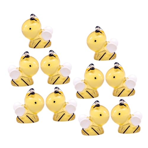 SOLUSTRE 10 Stück Harz Bienenfiguren Leuchtende Kleine Bienen Dekorationen für Bonsai Mikro Landschaften Puppenhäuser und Garten Deko SOLUSTRE 10 Stück Harz Bienenfiguren Leuchtende Kleine Bienen Dekorationen für Bonsai Mikro Landschaften Puppenhäuser und Garten Deko von SOLUSTRE