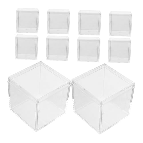 SOLUSTRE 10 Stücke Tier Anlage Kristall Probe Box Food Grade Acryl Display Fall Deckel SOLUSTRE 10 Stücke Tier Anlage Kristall Probe Box Food Grade Acryl Display Fall Deckel von SOLUSTRE