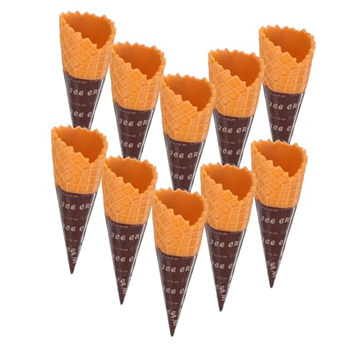 SOLUSTRE 10 Stück Mini-Knusperrohr-Requisiten Eiscremekuchen Kuchenkegel Mini-Puppenhauszubehör Mini- Mini -Essen Eisspielzeugkind Trommelstöcke- Waffeln PVC SOLUSTRE 10 Stück Mini-Knusperrohr-Requisiten Eiscremekuchen Kuchenkegel Mini-Puppenhauszubehör Mini- Mini -Essen Eisspielzeugkind Trommelstöcke- Waffeln PVC von SOLUSTRE