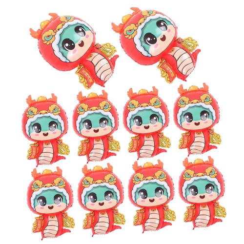 SOLUSTRE 10 Stück Schlangenballons Jahr Der Schlange Dekoration Chinesisches Neujahr Ballon Halloween Pool Schwimmballons Reptilien Party Dekoration Chinesische von SOLUSTRE
