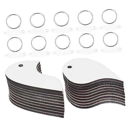 SOLUSTRE 10 Stück Teiliges Herz Schlüsselanhänger Leichte Kreative Schlüsselringe DIY Blanko Anhänger für Valentinstag Modisch Kompakt Passend für Taschen Rucksäcke Vielseitiges SOLUSTRE 10 Stück Teiliges Herz Schlüsselanhänger Leichte Kreative Schlüsselringe DIY Blanko Anhänger für Valentinstag Modisch Kompakt Passend für Taschen Rucksäcke Vielseitiges von SOLUSTRE