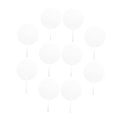 SOLUSTRE 10 Stück Teiliges Runde Handfächer aus Leichtem Blanko DIY Malventilatoren für Erwachsene Vielseitig Nutzbar für Tanz Party Deko und Sommeraktivitäten SOLUSTRE 10 Stück Teiliges Runde Handfächer aus Leichtem Blanko DIY Malventilatoren für Erwachsene Vielseitig Nutzbar für Tanz Party Deko und Sommeraktivitäten von SOLUSTRE