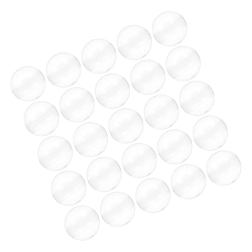 SOLUSTRE 100 Pcs Klare Kapseln Für Klauenmaschinen Mehrzweck-füllbare Behälter Für Spielzeuge Süßigkeiten Kleine Verkaufsautomaten Runde Behälter von SOLUSTRE
