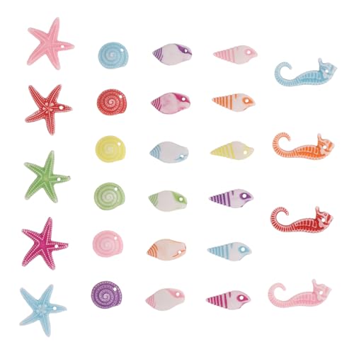 SOLUSTRE 100 Stück Teiliges Maritimer Deko miniaturen aus Langlebigem Harz Kreative Meeresbewohner Formen für Garten Aquarium Indoor Outdoor Dekoration Vielseitig Zufällige Farbe SOLUSTRE 100 Stück Teiliges Maritimer Deko miniaturen aus Langlebigem Harz Kreative Meeresbewohner Formen für Garten Aquarium Indoor Outdoor Dekoration Vielseitig Zufällige Farbe von SOLUSTRE