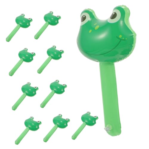 SOLUSTRE 10Stücke Aufblasbare Hämmer mit Glocke Lustige Hammerspielzeuge für Kindergeburtstage und Kostümpartys Froschform Sicher und Unterhaltsam für Unvergessliche SOLUSTRE 10Stücke Aufblasbare Hämmer mit Glocke Lustige Hammerspielzeuge für Kindergeburtstage und Kostümpartys Froschform Sicher und Unterhaltsam für Unvergessliche von SOLUSTRE