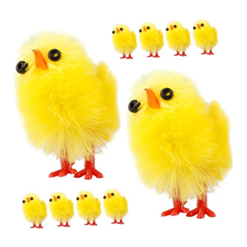 SOLUSTRE 10Stücke Figuren Flocken Küken Für Ostern Hühner Ornamente Für Tischdekoration Und Partygestaltung SOLUSTRE 10Stücke Figuren Flocken Küken Für Ostern Hühner Ornamente Für Tischdekoration Und Partygestaltung von SOLUSTRE