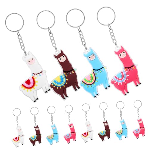 SOLUSTRE 12 Stück Kawaii Alpaka Schlüsselanhänger Cartoon Schlüsselbund für Taschen Rucksäcke Niedliche Tier Anhänger für Geburtstags und Weihnachtsdeko SOLUSTRE 12 Stück Kawaii Alpaka Schlüsselanhänger Cartoon Schlüsselbund für Taschen Rucksäcke Niedliche Tier Anhänger für Geburtstags und Weihnachtsdeko von SOLUSTRE