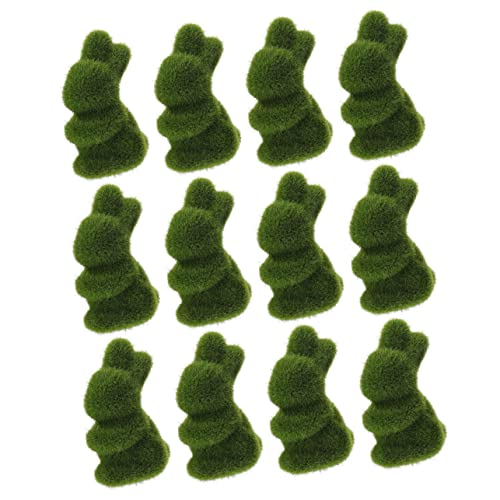 SOLUSTRE 12 Stück Simulierte Kaninchenverzierung Hasenspielzeug Drinnen Kaninchen-miniaturtierfiguren Kaninchen- Mooshäschen-Statue Thematisiert Ornamente Grüne Grashasen Party Green SOLUSTRE 12 Stück Simulierte Kaninchenverzierung Hasenspielzeug Drinnen Kaninchen-miniaturtierfiguren Kaninchen- Mooshäschen-Statue Thematisiert Ornamente Grüne Grashasen Party Green von SOLUSTRE