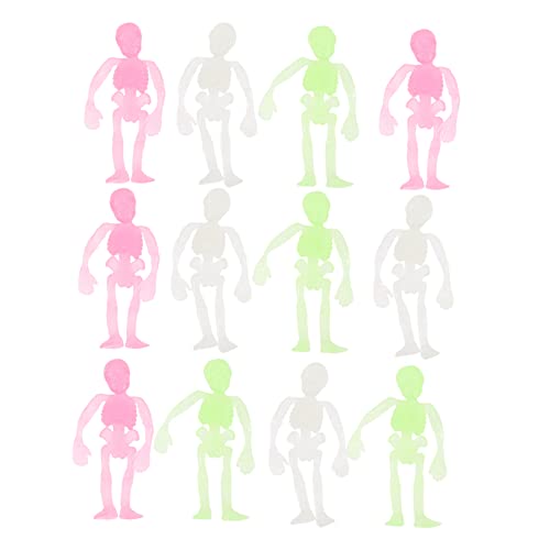 SOLUSTRE 12St Leuchtendes Skelett Skelett Pinata Außerirdischer Masken Maskerade Mini-Skelettfigur halloween halloween toys glowingtoy Skelett Handwerk Halloween- Plastik SOLUSTRE 12St Leuchtendes Skelett Skelett Pinata Außerirdischer Masken Maskerade Mini-Skelettfigur halloween halloween toys glowingtoy Skelett Handwerk Halloween- Plastik von SOLUSTRE
