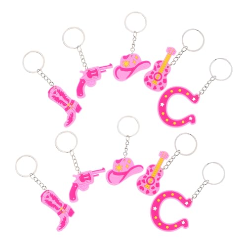 SOLUSTRE 15 Stück Teiliges Cowgirl Schlüsselanhänger PVC Cartoon Schlüsselanhänger Anhänger für Taschen und Rucksäcke Einzigartige Leichte Hängedekoration Stilvoll und Praktisch als von SOLUSTRE