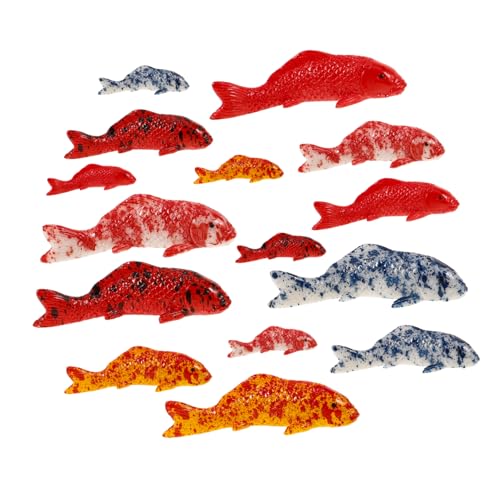 SOLUSTRE 15 Stück Tischdekoration Bob Klein Aqua Figuren Zahlen Simulieren Gefälschter Fisch Künstlich Fälschung Tank Für Nachahmung Schwebend Simuliert Mini Schwimmen Harz SOLUSTRE 15 Stück Tischdekoration Bob Klein Aqua Figuren Zahlen Simulieren Gefälschter Fisch Künstlich Fälschung Tank Für Nachahmung Schwebend Simuliert Mini Schwimmen Harz von SOLUSTRE