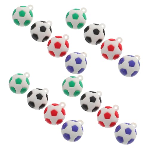 SOLUSTRE 16 Stück Fußball-anhänger Fußballdekorationen Sport-charme Fußballgeschenke Fußball-geburtstagsgeschenke Fußball-partygeschenke Mini-fußbälle Als Gastgeschenke Pvc-weichkleber SOLUSTRE 16 Stück Fußball-anhänger Fußballdekorationen Sport-charme Fußballgeschenke Fußball-geburtstagsgeschenke Fußball-partygeschenke Mini-fußbälle Als Gastgeschenke Pvc-weichkleber von SOLUSTRE