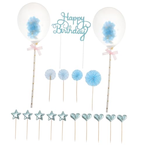 SOLUSTRE 17 Stück Teiliges Cake Topper Bunte Happy Birthday Tortendeko Kreative Geburtstagstortenstecker für Party Vielseitige Cupcake Topper Farbenfrohe Kuchenstecker für Festtagsstimmung SOLUSTRE 17 Stück Teiliges Cake Topper Bunte Happy Birthday Tortendeko Kreative Geburtstagstortenstecker für Party Vielseitige Cupcake Topper Farbenfrohe Kuchenstecker für Festtagsstimmung von SOLUSTRE