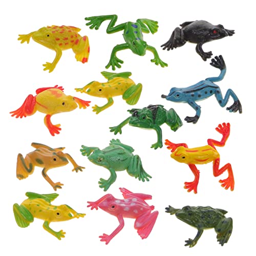 SOLUSTRE 1Satz Kleines Froschspielzeug Teiliges Realistisches Froschmodell Für Dekoration Für Badewanne Und Partys Leuchtende Farben Und Langlebige SOLUSTRE 1Satz Kleines Froschspielzeug Teiliges Realistisches Froschmodell Für Dekoration Für Badewanne Und Partys Leuchtende Farben Und Langlebige von SOLUSTRE