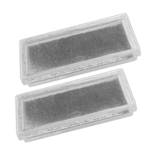 SOLUSTRE 2 Boxen Box Eisenpulverkasten Wissenschaftliche Lehrmittel Magnetismus Werkzeug Eisenpulver Anwendung Eisenfeilenbox Magnetfeldspäne Wissenschaftliche Eisenspäne Metallspäne Silver von SOLUSTRE