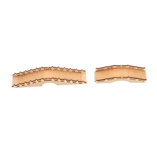SOLUSTRE 2stücke Holzmodellbausatz Für Bogenbrücke Handgefertigte DIY-miniaturbrücke Aus Holz Für Puppenhaus Mikro-landschafts-verzierung Brückenstatue Kleine Brückenstütze SOLUSTRE 2stücke Holzmodellbausatz Für Bogenbrücke Handgefertigte DIY-miniaturbrücke Aus Holz Für Puppenhaus Mikro-landschafts-verzierung Brückenstatue Kleine Brückenstütze von SOLUSTRE