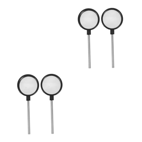 SOLUSTRE 2 Sätze Meniskuslinsenlupe Doppellinsenlupe Taschenlupe Multifunktionslupe Handvergrößerungsgerät Optik-werkzeug Vergrößerungsgläser Lupe Zum Lesen Prop Lupe Lupen Glas 2 Stück * 2 von SOLUSTRE