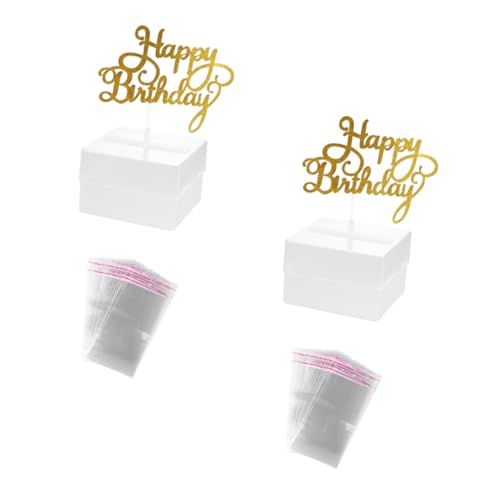 SOLUSTRE 2 Set-Box Alles zum Geburtstag Kuchendeckel Gold Kuchendekorationen party sachen party supplies hochzeitsdeko Kuchen Geld Fall kuchen geldkasten dekoration Plastik Transparent SOLUSTRE 2 Set-Box Alles zum Geburtstag Kuchendeckel Gold Kuchendekorationen party sachen party supplies hochzeitsdeko Kuchen Geld Fall kuchen geldkasten dekoration Plastik Transparent von SOLUSTRE