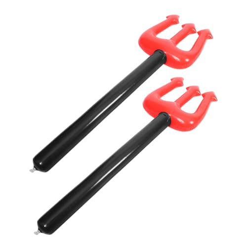 SOLUSTRE 2 Stück Aufblasbare Zubehör für Dämonenkostüme Dämon Heugabel Mistgabel Kostüm Halloween-Teufel-Zubehör Halloween Heugabel Heugabel-Stütze PVC SOLUSTRE 2 Stück Aufblasbare Zubehör für Dämonenkostüme Dämon Heugabel Mistgabel Kostüm Halloween-Teufel-Zubehör Halloween Heugabel Heugabel-Stütze PVC von SOLUSTRE