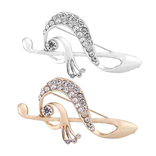 SOLUSTRE 2 Stück Musiknotenbrosche Trendy Broschennadeln Für Im Trend Musikalische Brosche Ornament Lustig Musik Brosche Design Anstecknadel Für Reversbroschen Legierung SOLUSTRE 2 Stück Musiknotenbrosche Trendy Broschennadeln Für Im Trend Musikalische Brosche Ornament Lustig Musik Brosche Design Anstecknadel Für Reversbroschen Legierung von SOLUSTRE