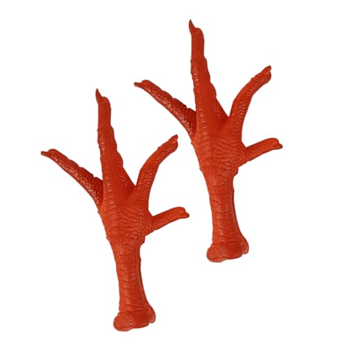 SOLUSTRE 2 Stück Simuliertes Hühnerfußmodell Simulation Hühnerbein künstliches Lebensmittelmodell realistisches Spielfutter Hühnerfüße-Modell Modelle in Lebensmittelform Farmdekor PVC Braun SOLUSTRE 2 Stück Simuliertes Hühnerfußmodell Simulation Hühnerbein künstliches Lebensmittelmodell realistisches Spielfutter Hühnerfüße-Modell Modelle in Lebensmittelform Farmdekor PVC Braun von SOLUSTRE