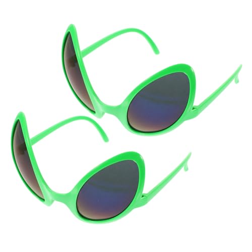SOLUSTRE 2 Stück lustige Brille Halloween-Party-Brille geformt Rave-Brille -Brillen-Requisite Erwachsene -Brille für Männer Außerirdische Brille Brillenzubehör Stk SOLUSTRE 2 Stück lustige Brille Halloween-Party-Brille geformt Rave-Brille -Brillen-Requisite Erwachsene -Brille für Männer Außerirdische Brille Brillenzubehör Stk von SOLUSTRE