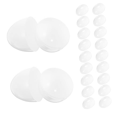 SOLUSTRE 20 Ostereier Niedliche Dekoration Blanke Befüllbare Eier Gesprenkelte Gastgeschenke Szene In Pastell Groß Dekoriert Eierornamente Jagd Dekorative Bunte Ostereier Blank von SOLUSTRE