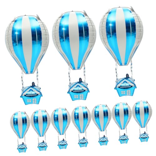 SOLUSTRE 20 Stück Teiliges Heißluftballon Folienballons für Geburtstagsfeiern Hochzeiten und Babypartys Festliche Dekoration Blau für Unvergessliche Ereignisse SOLUSTRE 20 Stück Teiliges Heißluftballon Folienballons für Geburtstagsfeiern Hochzeiten und Babypartys Festliche Dekoration Blau für Unvergessliche Ereignisse von SOLUSTRE