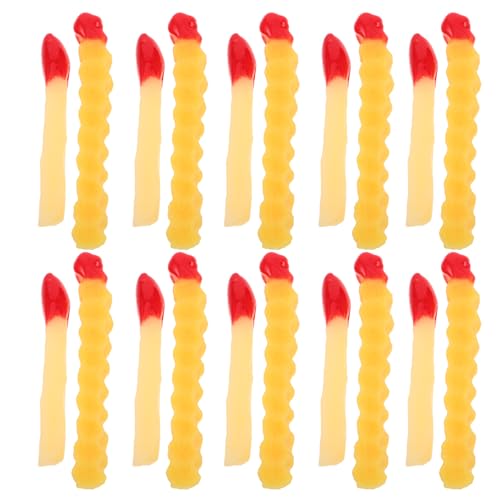 SOLUSTRE 20 stücke Wellenform Gefälschte Pommes Frites Simulation Künstliche Lebensmittel Dekoration Ketchup Pommes Frites Küche Fotografie Modell Für Restaurant Tischplatte Fenster Display SOLUSTRE 20 stücke Wellenform Gefälschte Pommes Frites Simulation Künstliche Lebensmittel Dekoration Ketchup Pommes Frites Küche Fotografie Modell Für Restaurant Tischplatte Fenster Display von SOLUSTRE