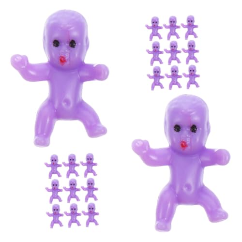 SOLUSTRE 20stücke Mini Plastikbabys Kleine Babyfiguren Kunststoff Für Babyparty Dekoration Babydusche Party Accessoires Mini Junge Mädchen Als Spielzeug Geschenkidee von SOLUSTRE
