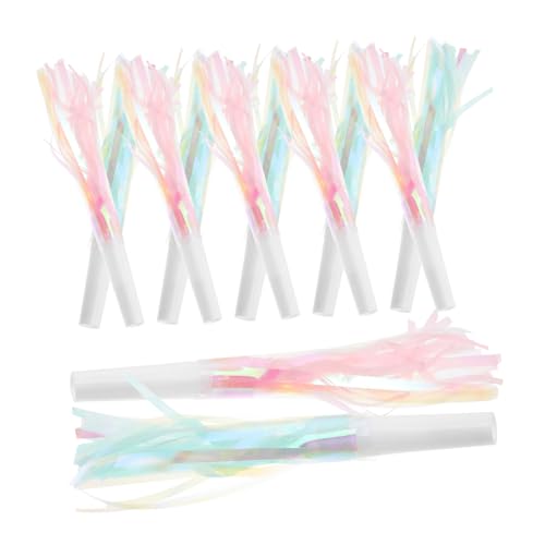 SOLUSTRE 24 Stück Quastenpfeife Hörner Party Krachmacher Blowouts Pfeifen Blowouts Krachmacher Geburtstagsausbrüche Gebläse Krachmacher Krachmacher-blowouts Noisemaker Plastik von SOLUSTRE