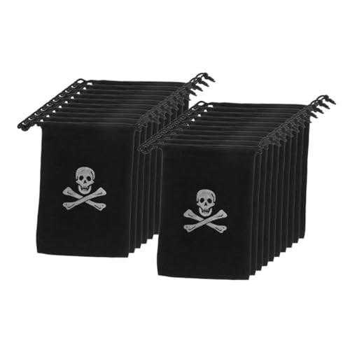 SOLUSTRE 24 Stück Teiliges Halloween Piraten Geschenktüten Wiederverwendbare Stoffbeutel mit Robuste Kordelzug Taschen für Süßigkeiten Party und Piratenmotto Feier SOLUSTRE 24 Stück Teiliges Halloween Piraten Geschenktüten Wiederverwendbare Stoffbeutel mit Robuste Kordelzug Taschen für Süßigkeiten Party und Piratenmotto Feier von SOLUSTRE