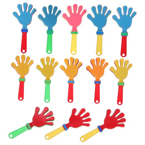SOLUSTRE 24 Stück Teiliges Handklatscher Bunte Cheer Requisiten aus Geräuschvolle Party Noise Maker für Sportfeste Feiern Silvester und Schulveranstaltungen von SOLUSTRE