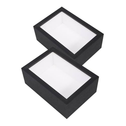 SOLUSTRE 2Er-Box Fotorahmen anzeigen holzrahmen Konservierter Blumenrahmen getrockneter Blumenrahmen rustikaler Fotorahmen Bilderrahmen aus getrockneten Blumen Vitrine hölzern Black SOLUSTRE 2Er-Box Fotorahmen anzeigen holzrahmen Konservierter Blumenrahmen getrockneter Blumenrahmen rustikaler Fotorahmen Bilderrahmen aus getrockneten Blumen Vitrine hölzern Black von SOLUSTRE