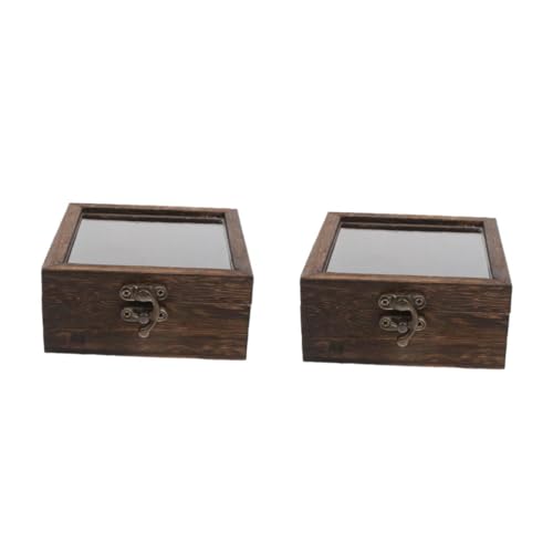 SOLUSTRE 2Er-Box Kästchen mit Insektenproben Schaukästen für Sammlerstücke gepresste Blumenpräsentation Vitrine für gepresste Blumen Schattenboxen Vitrinen Pin Vitrine Holz Light Brown SOLUSTRE 2Er-Box Kästchen mit Insektenproben Schaukästen für Sammlerstücke gepresste Blumenpräsentation Vitrine für gepresste Blumen Schattenboxen Vitrinen Pin Vitrine Holz Light Brown von SOLUSTRE