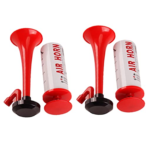 SOLUSTRE 2Stücke Handpumpen Lufthorn Tragbares Jubelhorn für Sportevents und Partys Lautes aus Robustem Material zum Anfeuern und Feiern von SOLUSTRE