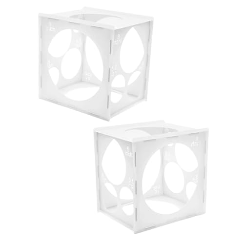 SOLUSTRE 2er-packung Ballonmessbox Ballonfüllmaschine Ballontaschen Für Den Transport Ballonöffner Zum Füllen Ballon-expander-tool Ballonhilfsmittel Ballonkalibrator Ballongrößer Weiß Pvc SOLUSTRE 2er-packung Ballonmessbox Ballonfüllmaschine Ballontaschen Für Den Transport Ballonöffner Zum Füllen Ballon-expander-tool Ballonhilfsmittel Ballonkalibrator Ballongrößer Weiß Pvc von SOLUSTRE