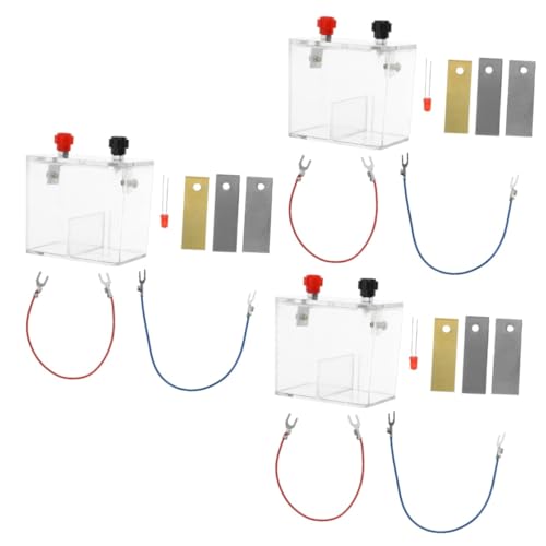 SOLUSTRE 3 Sätze Batterieexperimentelle Ausrüstung stromerzeugung stromversorgung Elektrischer Experimentierkasten Wissenschafts-Kit Projekt-Kit für Fruchtbatterien Fruchtbatterieexperiment SOLUSTRE 3 Sätze Batterieexperimentelle Ausrüstung stromerzeugung stromversorgung Elektrischer Experimentierkasten Wissenschafts-Kit Projekt-Kit für Fruchtbatterien Fruchtbatterieexperiment von SOLUSTRE