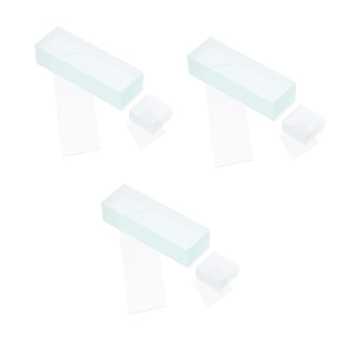 SOLUSTRE 3 Sätze Glasrutsche Mikroskope Für Erwachsene Vorgereinigte Deckgläser Mikroskop Brille Fernglas Vorgereinigte Folie Transparente Labore Labordias Klar Unbeschichtet 50 Stück * 3 SOLUSTRE 3 Sätze Glasrutsche Mikroskope Für Erwachsene Vorgereinigte Deckgläser Mikroskop Brille Fernglas Vorgereinigte Folie Transparente Labore Labordias Klar Unbeschichtet 50 Stück * 3 von SOLUSTRE
