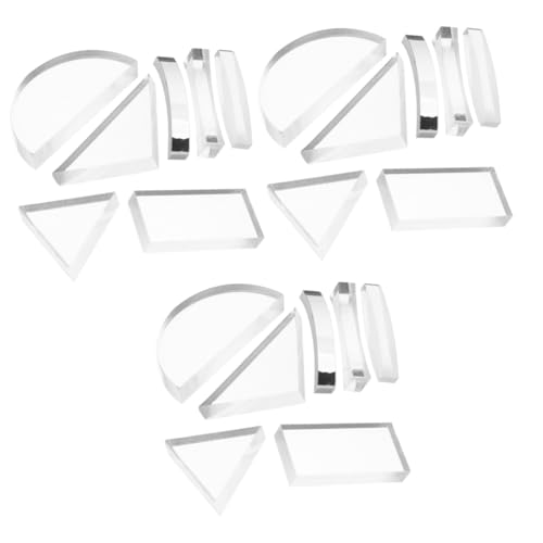 SOLUSTRE 3 Sätze Optisches Linsenset Optical Prism Konvexlinse Optometrie Konkave Und Konvexe Linse Gläser Konkave Linse Aus Glas Optische Linse Für Den Unterricht Transparent 7 Stück * 3 SOLUSTRE 3 Sätze Optisches Linsenset Optical Prism Konvexlinse Optometrie Konkave Und Konvexe Linse Gläser Konkave Linse Aus Glas Optische Linse Für Den Unterricht Transparent 7 Stück * 3 von SOLUSTRE