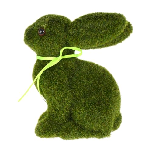 SOLUSTRE 3 Stück Teiliges Grüne Flockierte Kaninchenfiguren Detailreiche Osterdekoration für Terrasse Robuste und Realistische Hasenstatue für Frühlings und Festtagsgestaltung SOLUSTRE 3 Stück Teiliges Grüne Flockierte Kaninchenfiguren Detailreiche Osterdekoration für Terrasse Robuste und Realistische Hasenstatue für Frühlings und Festtagsgestaltung von SOLUSTRE