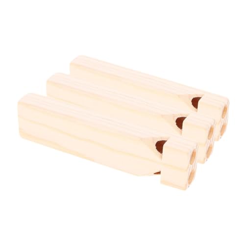 SOLUSTRE 3 Stück Teiliges Holz Zugpfeifen Kinderpfeifen Musikinstrument DIY Malset Musikspielzeug für Musikunterricht und Familienaktivitäten SOLUSTRE 3 Stück Teiliges Holz Zugpfeifen Kinderpfeifen Musikinstrument DIY Malset Musikspielzeug für Musikunterricht und Familienaktivitäten von SOLUSTRE