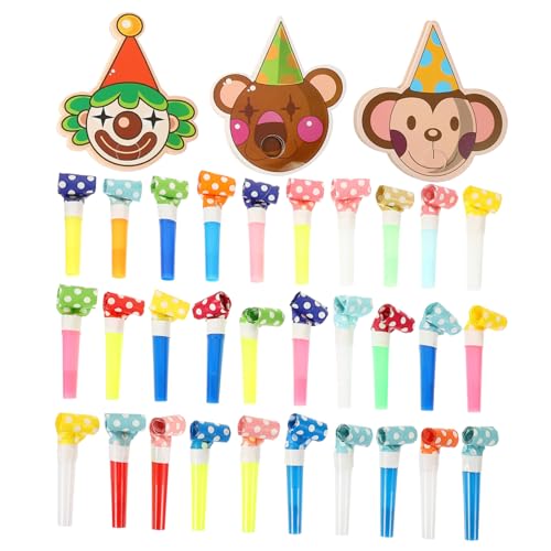 SOLUSTRE 30 Stück Teiliges Party Bläser Lustige Cartoon Papiertrompeten Bunte Noisemaker für Geburtstagsfeiern Leichte Einfach zu Nutzende Party Gastgeschenke SOLUSTRE 30 Stück Teiliges Party Bläser Lustige Cartoon Papiertrompeten Bunte Noisemaker für Geburtstagsfeiern Leichte Einfach zu Nutzende Party Gastgeschenke von SOLUSTRE