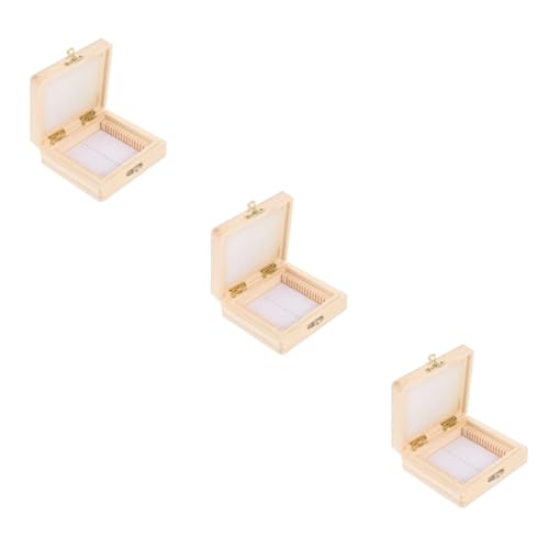 SOLUSTRE 3St Slice-Box pädiprotect schutzzelt Holz-Slide-Organizer hiob Organizer für Küchenspülen Schubladenteiler Labor-Objektträger-Organizer Objektträgerbehälter für Mikroskope hölzern SOLUSTRE 3St Slice-Box pädiprotect schutzzelt Holz-Slide-Organizer hiob Organizer für Küchenspülen Schubladenteiler Labor-Objektträger-Organizer Objektträgerbehälter für Mikroskope hölzern von SOLUSTRE