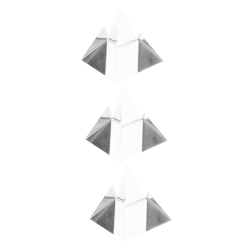SOLUSTRE 3St optisches Prisma Decke Sonne Schmuckstücke LED Fensterkristalle optischer prismenwürfel glasprisma Optisches Geräteprisma Glaspyramidenprisma Lichtprisma für die Wissenschaft SOLUSTRE 3St optisches Prisma Decke Sonne Schmuckstücke LED Fensterkristalle optischer prismenwürfel glasprisma Optisches Geräteprisma Glaspyramidenprisma Lichtprisma für die Wissenschaft von SOLUSTRE