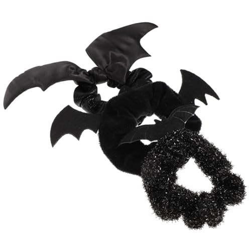 SOLUSTRE 3Stücke Halloween Haargummis für Elastische Haargummis im Fledermausdesign Haar Accessoires für Halloween Outfits für Verschiedene Frisuren SOLUSTRE 3Stücke Halloween Haargummis für Elastische Haargummis im Fledermausdesign Haar Accessoires für Halloween Outfits für Verschiedene Frisuren von SOLUSTRE