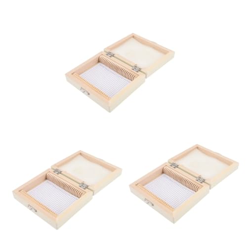 SOLUSTRE 3er-box Biologische Slice-box Gefäßwerkzeuge Mikroskopische Objektträger Korb Mini-drehmaschine Gitter Kästen Für Mikroskop-objektträger Bausatz Deckel Fleck Tragbar Holz Beige SOLUSTRE 3er-box Biologische Slice-box Gefäßwerkzeuge Mikroskopische Objektträger Korb Mini-drehmaschine Gitter Kästen Für Mikroskop-objektträger Bausatz Deckel Fleck Tragbar Holz Beige von SOLUSTRE