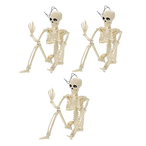 SOLUSTRE 4 Sätze Menschliches Skelett Skelett Dekoration Halloween Dehnbares Tür Halloween Aussendeko Halloween Party Dekoratives Skelett Kleines Skelettmodell Plastik 3 Stück * 4 SOLUSTRE 4 Sätze Menschliches Skelett Skelett Dekoration Halloween Dehnbares Tür Halloween Aussendeko Halloween Party Dekoratives Skelett Kleines Skelettmodell Plastik 3 Stück * 4 von SOLUSTRE