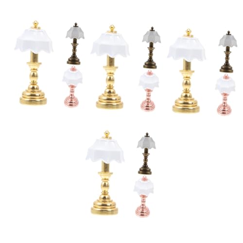 SOLUSTRE 4 Sätze Mini-schreibtischlampenmodell Mini-hauslampe Für Miniaturen Weiß Led Tisch Klein Lichter Minimalistisch Warmes Licht USB-schreibtischlampe Metall 3 Stück * 4 SOLUSTRE 4 Sätze Mini-schreibtischlampenmodell Mini-hauslampe Für Miniaturen Weiß Led Tisch Klein Lichter Minimalistisch Warmes Licht USB-schreibtischlampe Metall 3 Stück * 4 von SOLUSTRE