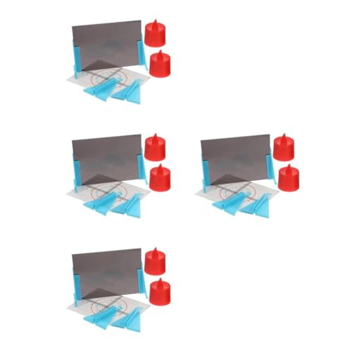 SOLUSTRE 4 Sätze Planspiegel-Experimentator optische Versuchsgeräte Physikalisch-optisches Experiment Lieferungen für wissenschaftliche Experimente Physik-Wissenschafts-Kit Plastik Weiß SOLUSTRE 4 Sätze Planspiegel-Experimentator optische Versuchsgeräte Physikalisch-optisches Experiment Lieferungen für wissenschaftliche Experimente Physik-Wissenschafts-Kit Plastik Weiß von SOLUSTRE